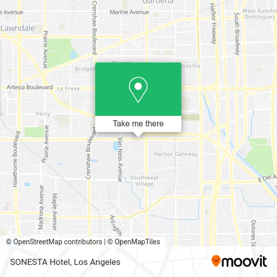 SONESTA Hotel map