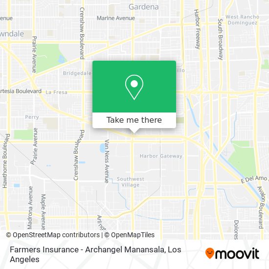 Mapa de Farmers Insurance - Archangel Manansala