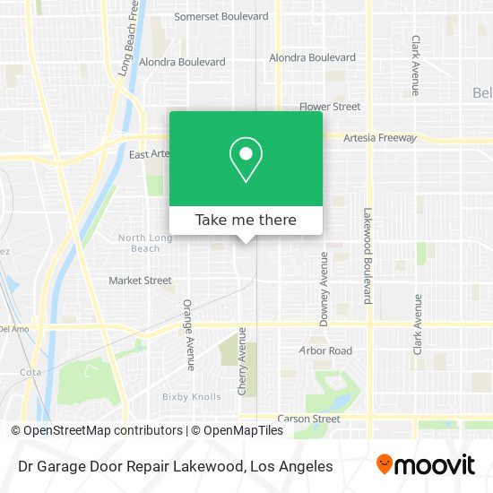 Mapa de Dr Garage Door Repair Lakewood