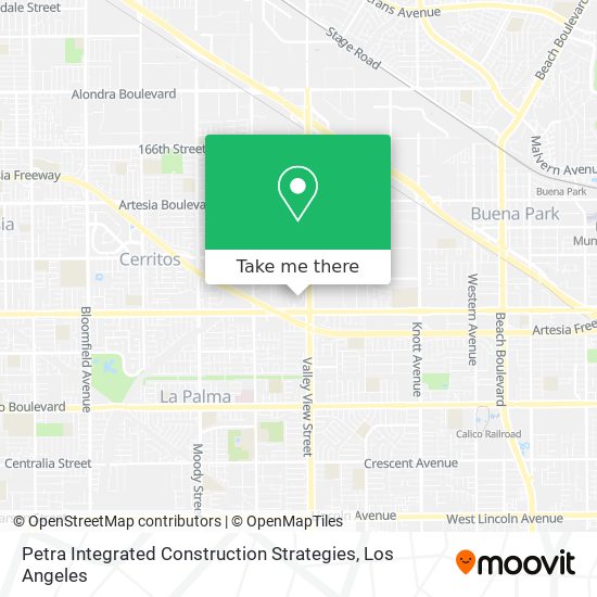 Mapa de Petra Integrated Construction Strategies