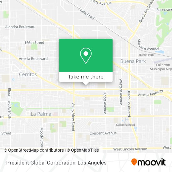 President Global Corporation map