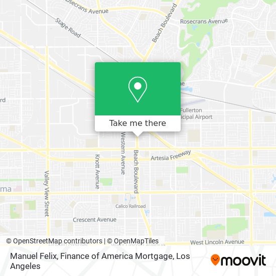 Manuel Felix, Finance of America Mortgage map