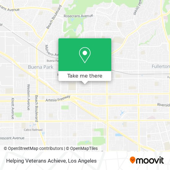 Helping Veterans Achieve map