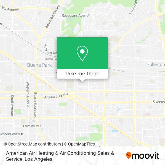 Mapa de American Air Heating & Air Conditioning-Sales & Service