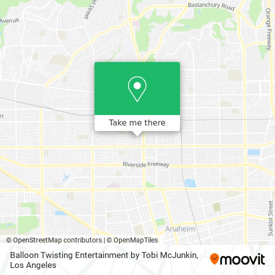 Balloon Twisting Entertainment by Tobi McJunkin map