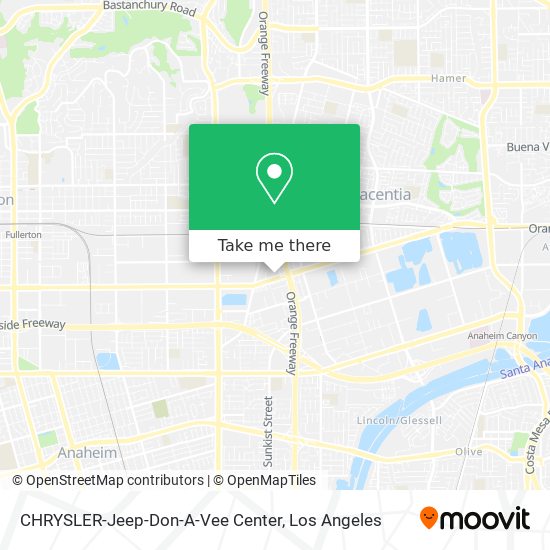 CHRYSLER-Jeep-Don-A-Vee Center map