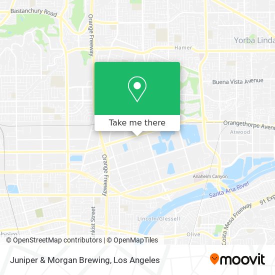 Juniper & Morgan Brewing map