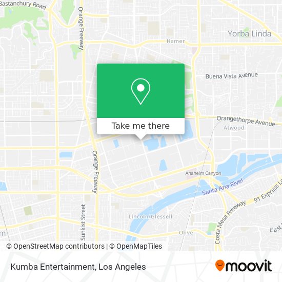 Mapa de Kumba Entertainment