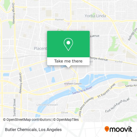 Butler Chemicals map