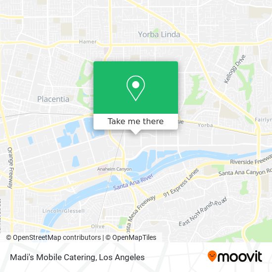 Madi's Mobile Catering map