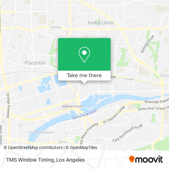 Mapa de TMS Window Tinting