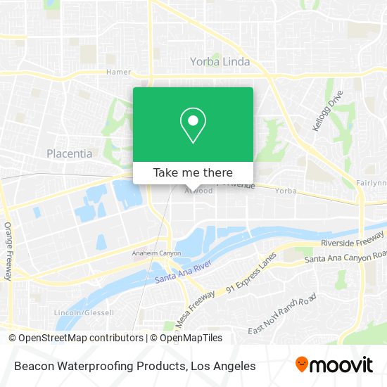 Beacon Waterproofing Products map
