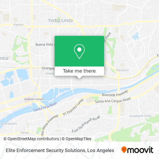 Mapa de Elite Enforcement Security Solutions