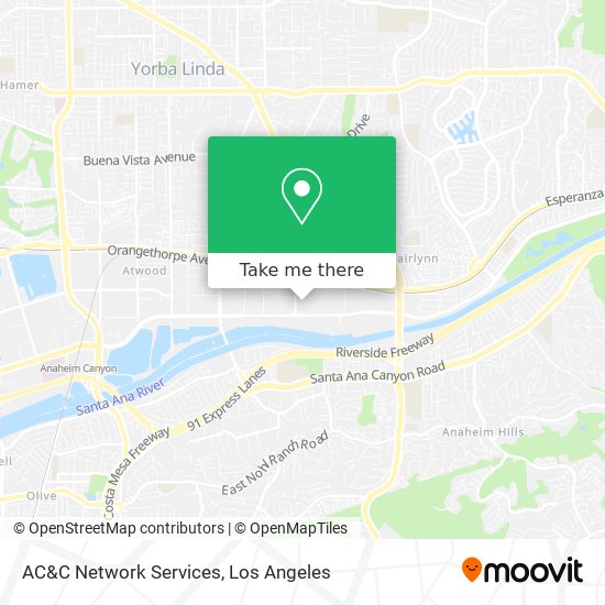 AC&C Network Services map