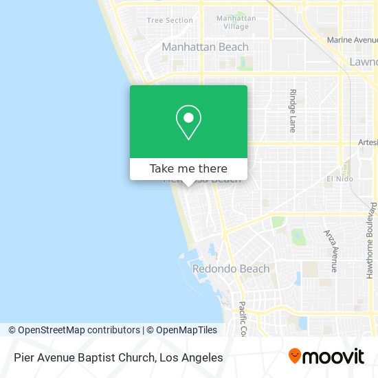 Mapa de Pier Avenue Baptist Church
