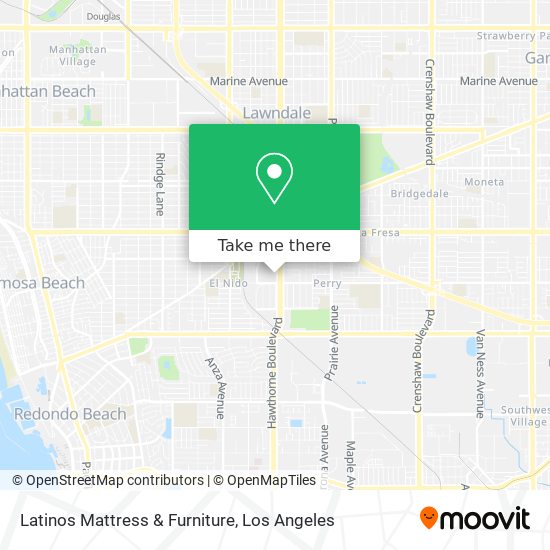 Mapa de Latinos Mattress & Furniture