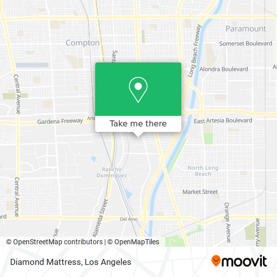 Diamond Mattress map