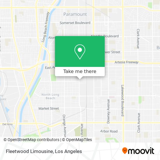 Fleetwood Limousine map