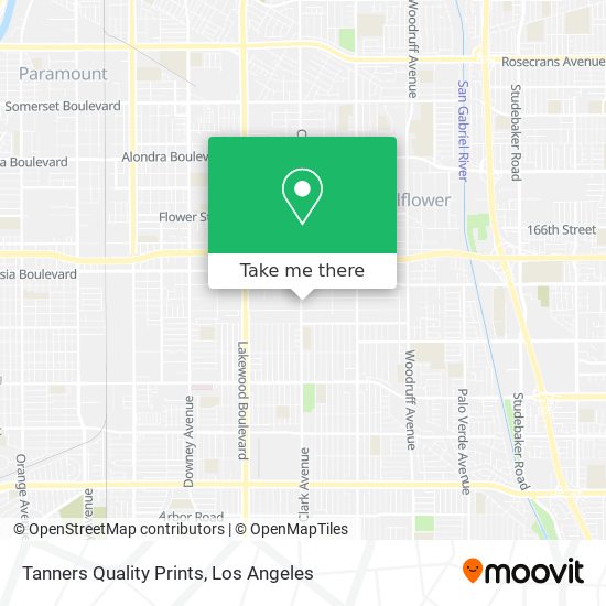 Tanners Quality Prints map