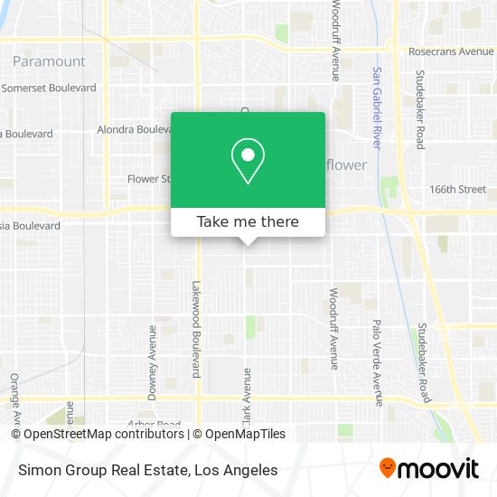Simon Group Real Estate map