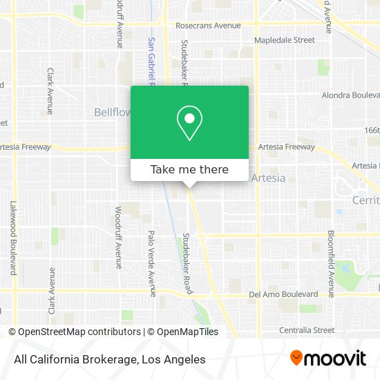All California Brokerage map