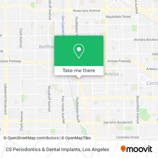 CS Periodontics & Dental Implants map