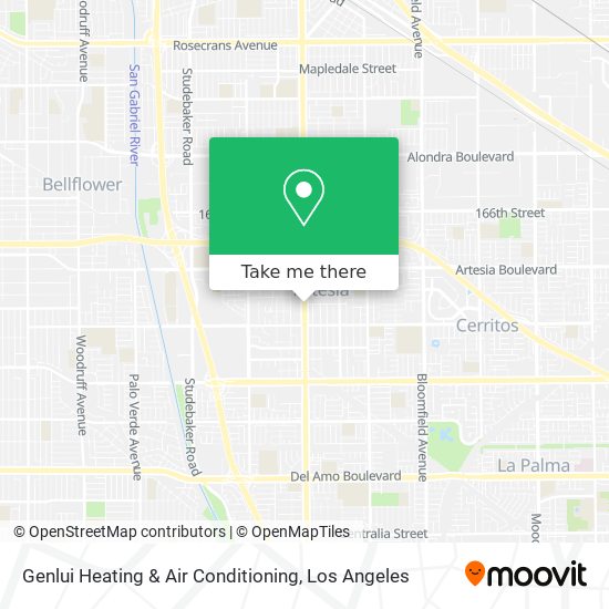 Genlui Heating & Air Conditioning map