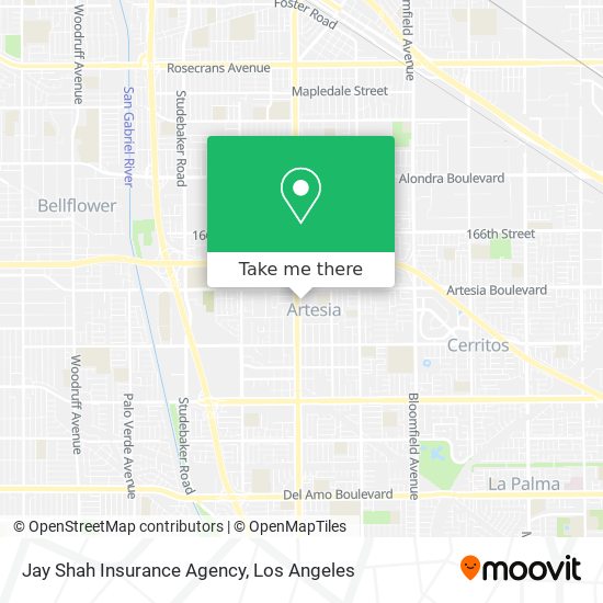 Mapa de Jay Shah Insurance Agency