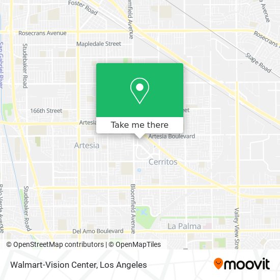 Walmart-Vision Center map
