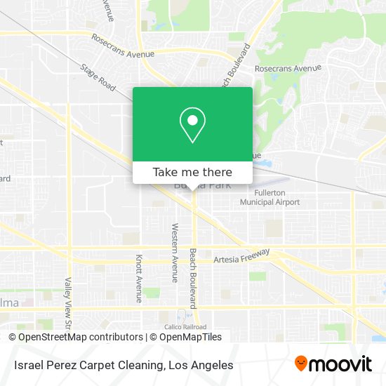 Mapa de Israel Perez Carpet Cleaning