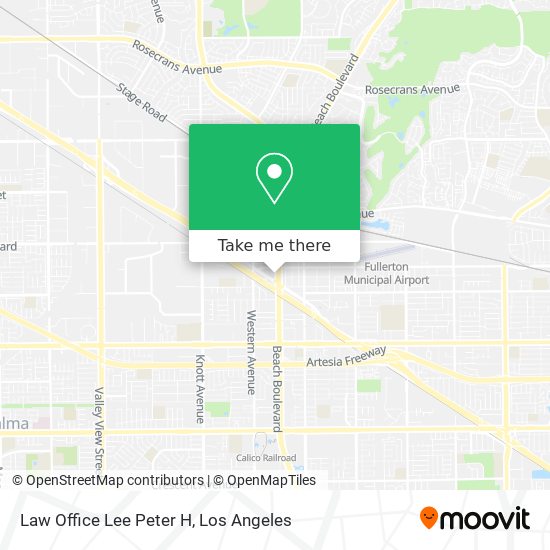 Law Office Lee Peter H map