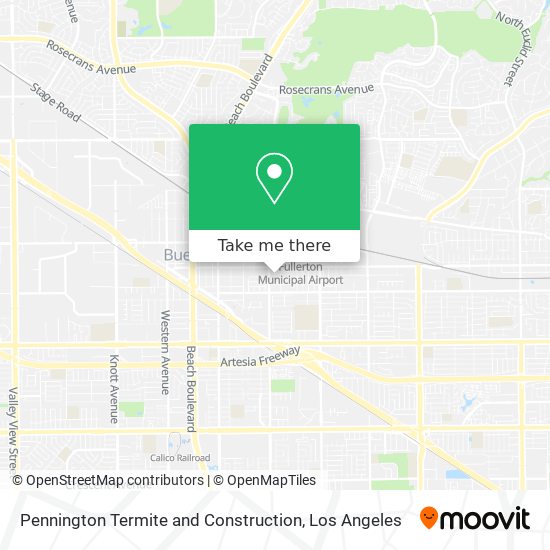 Pennington Termite and Construction map