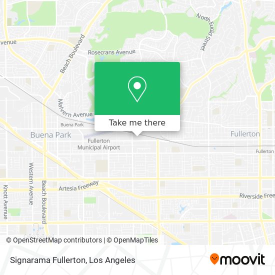Signarama Fullerton map