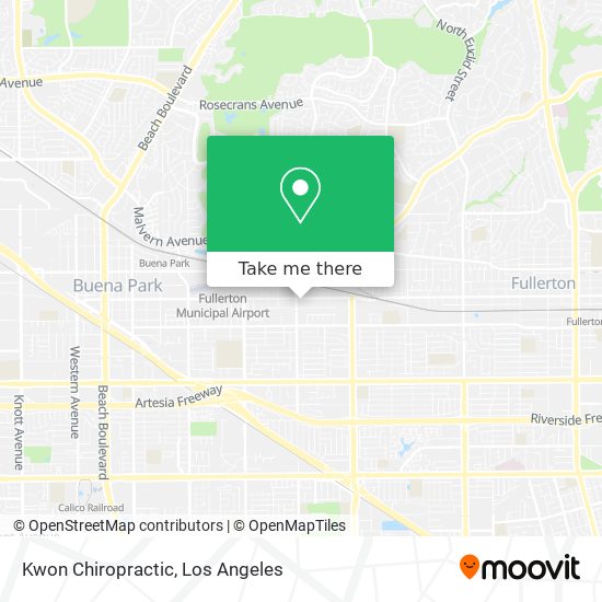 Kwon Chiropractic map