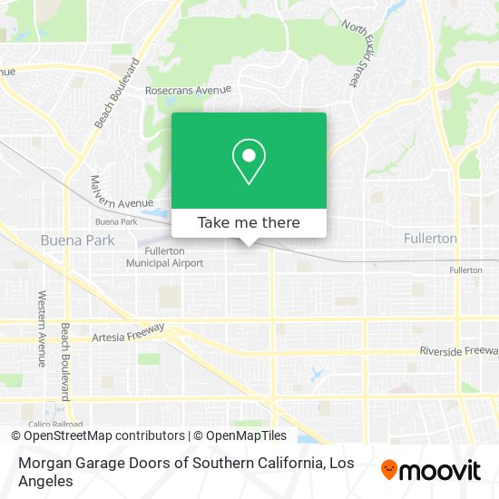 Mapa de Morgan Garage Doors of Southern California