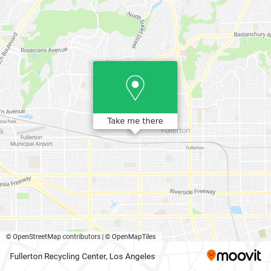 Mapa de Fullerton Recycling Center