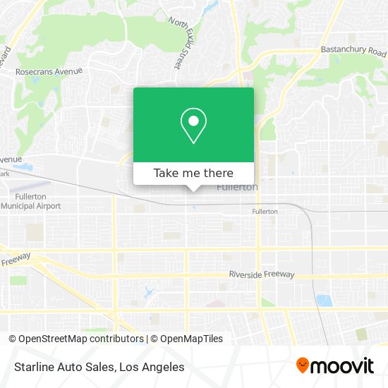 Starline Auto Sales map