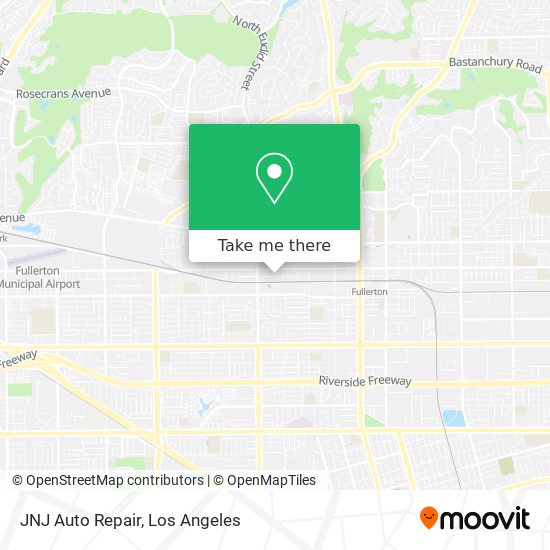 JNJ Auto Repair map