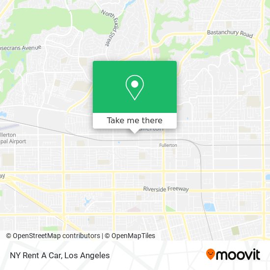 NY Rent A Car map