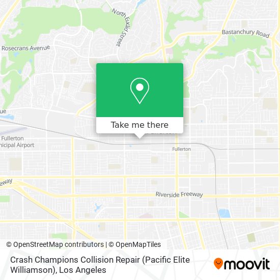 Crash Champions Collision Repair (Pacific Elite Williamson) map