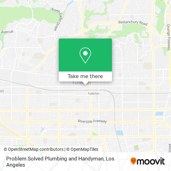 Problem Solved Plumbing and Handyman map