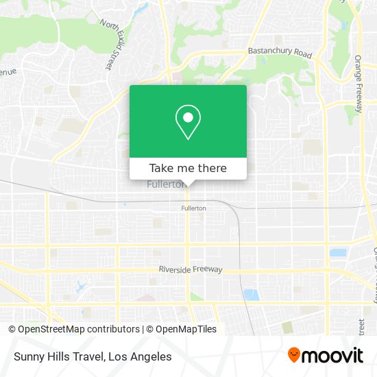 Sunny Hills Travel map