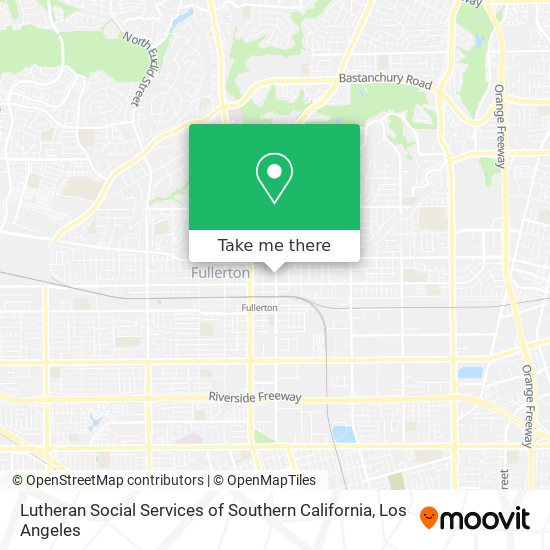Lutheran Social Services of Southern California map