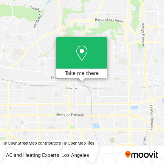 AC and Heating Experts map