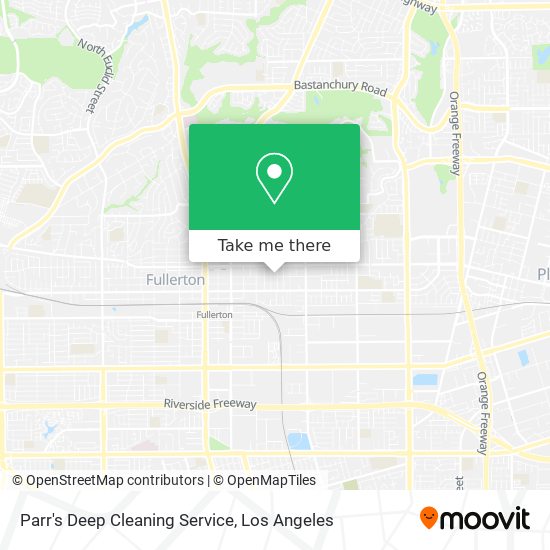 Parr's Deep Cleaning Service map