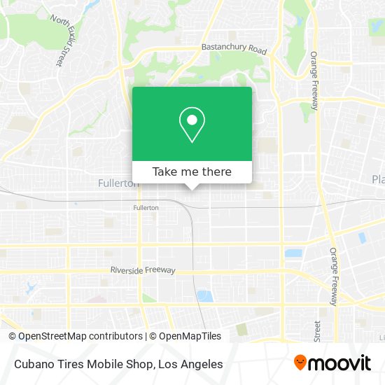 Cubano Tires Mobile Shop map