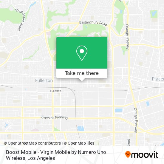 Mapa de Boost Mobile - Virgin Mobile by Numero Uno Wireless