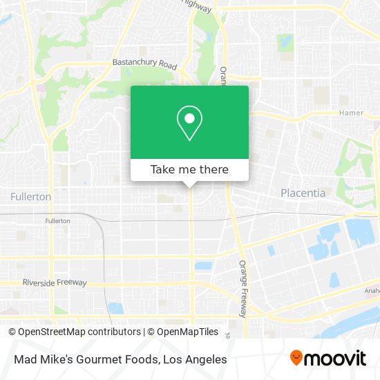 Mapa de Mad Mike's Gourmet Foods