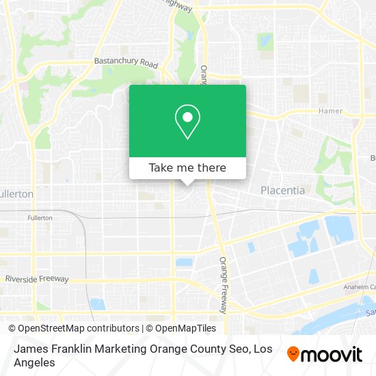 James Franklin Marketing Orange County Seo map