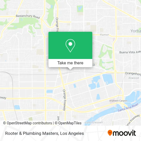 Rooter & Plumbing Masters map